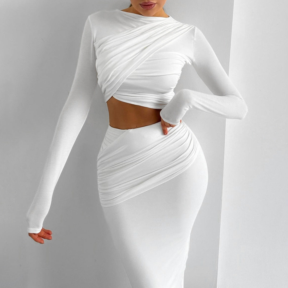 The Athena white Co-ord Set