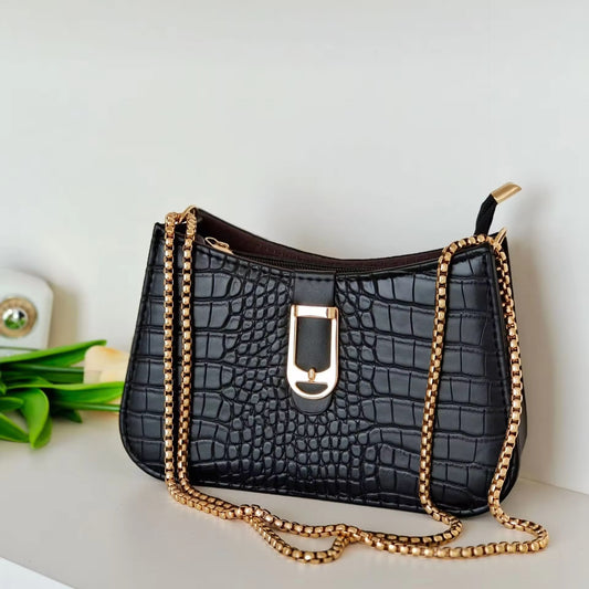 Noir Chic Croc