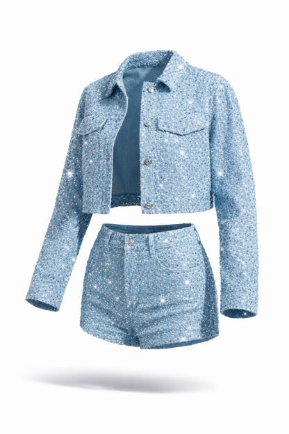Sequined cowgirl co-ord