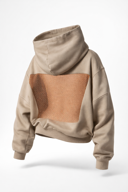 Crystal Mesh Back Hoodie