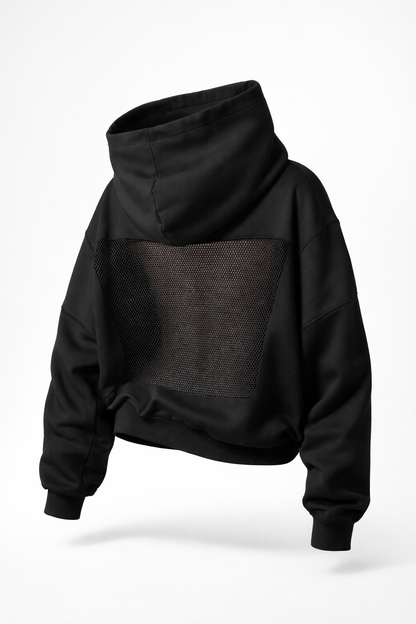 Crystal Mesh Back Hoodie