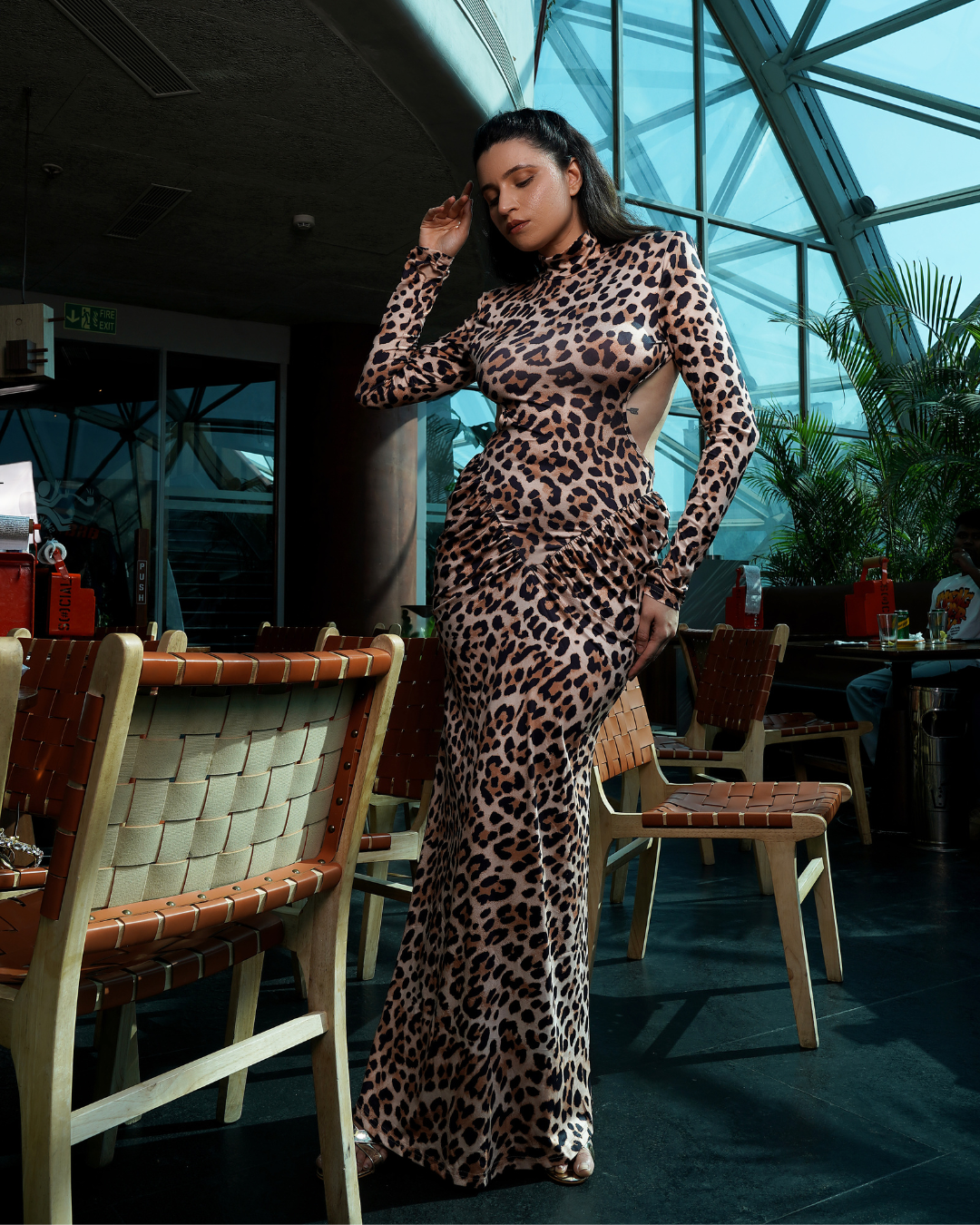 Wild Muse Leopard Maxi Dress
