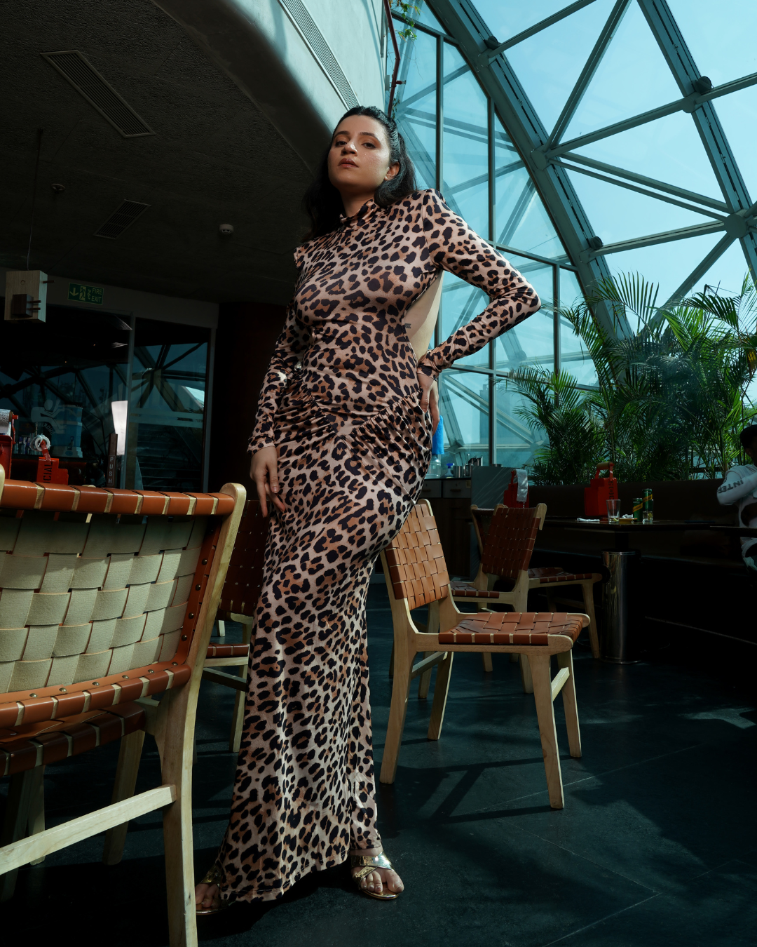 Wild Muse Leopard Maxi Dress