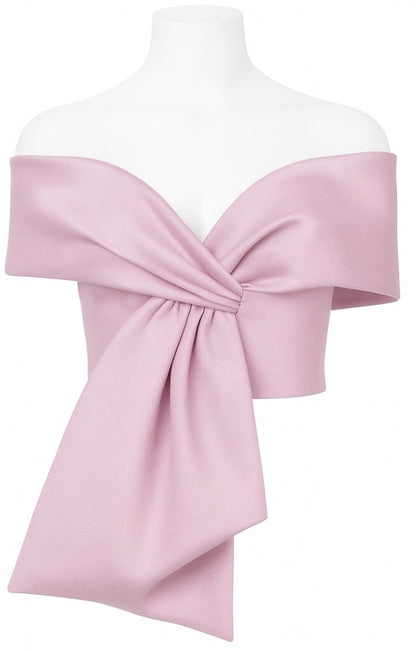 Rosé Whisper Draped Top