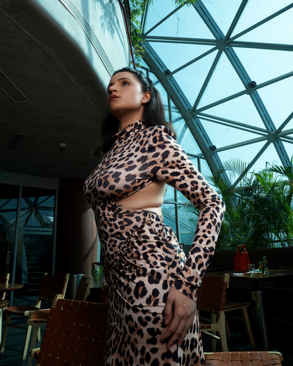 Wild Muse Leopard Maxi Dress
