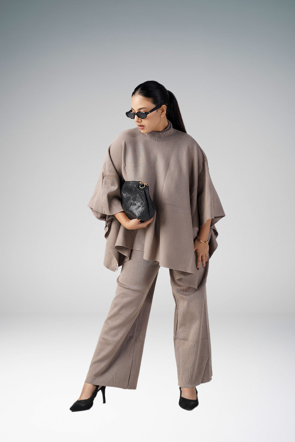 The lazy day Baige  Knit Co-ord