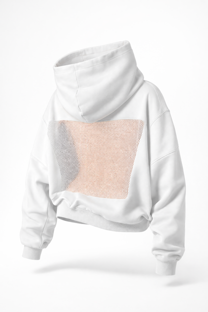 Crystal Mesh Back Hoodie