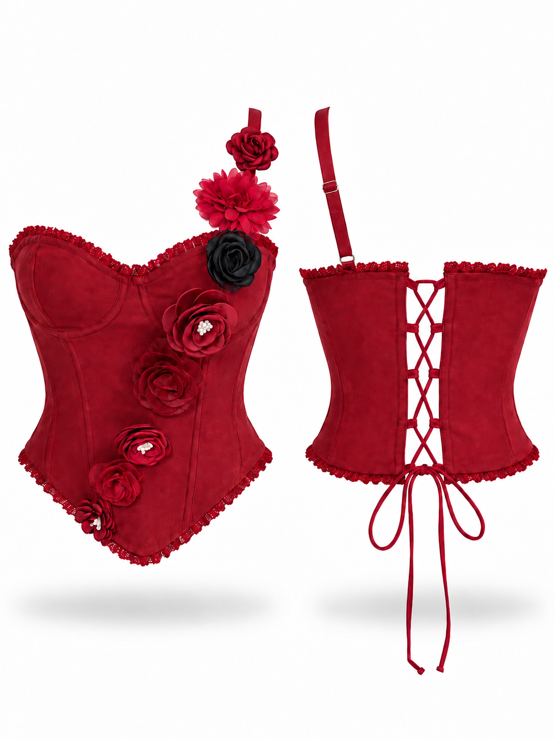 Bluebell Lace Jacquard Corset Top - image 2