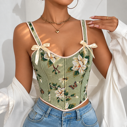 Ivory Bloom Lace Bodysuit - image 1