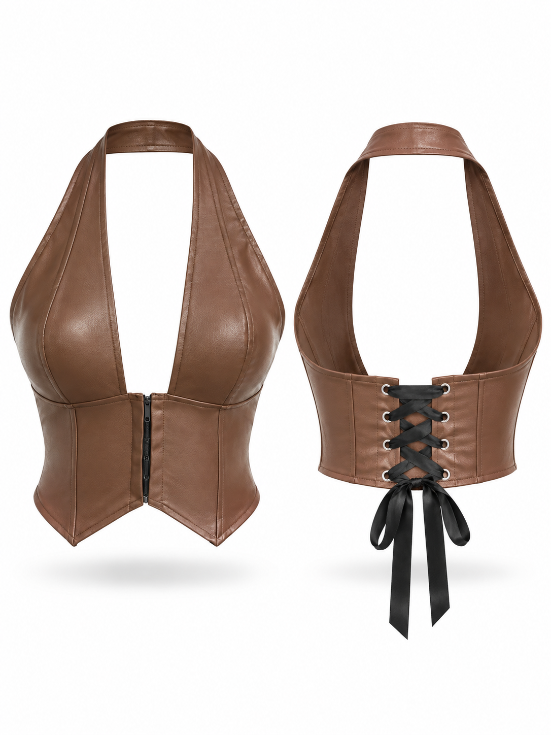 Navy Belle Ruched Corset - image 2