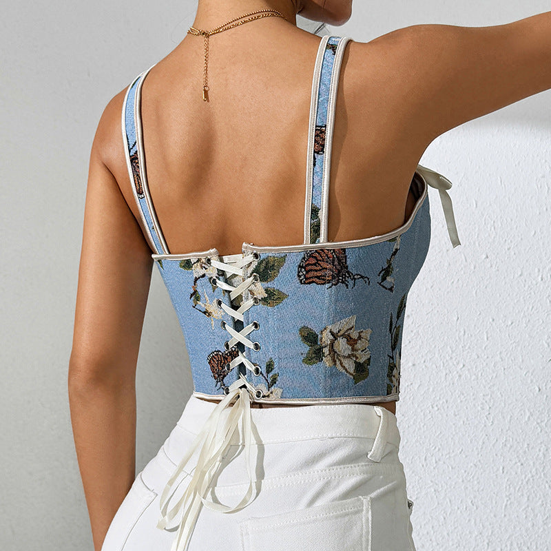 Meadow Muse Floral Corset - image 3