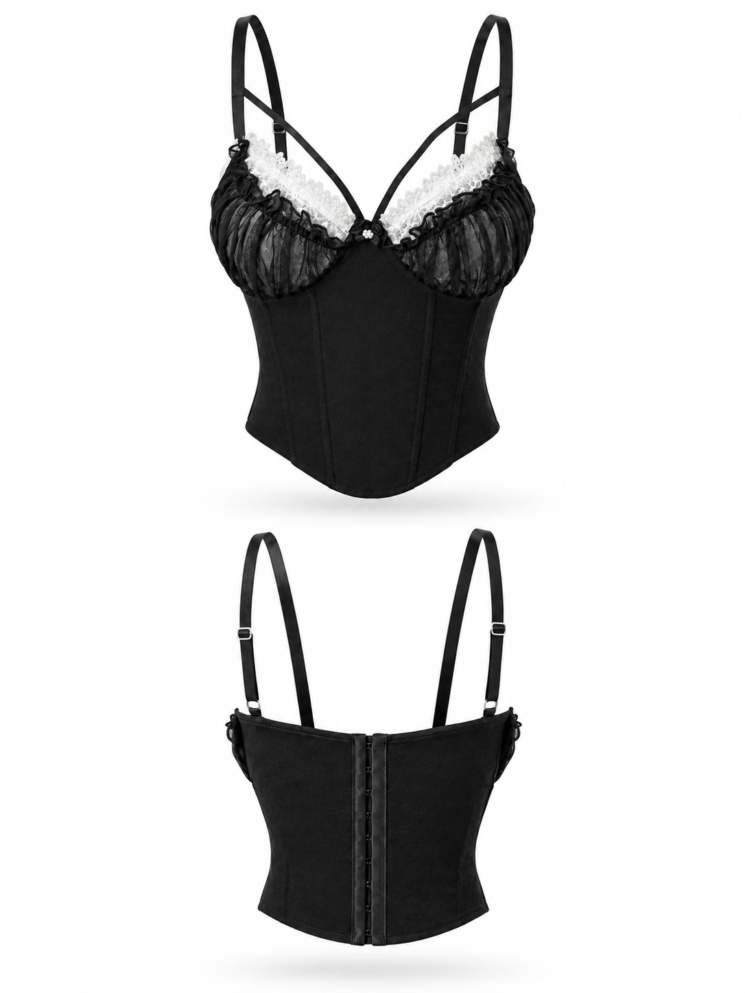 Rosé Garden Lace Corset - image 2