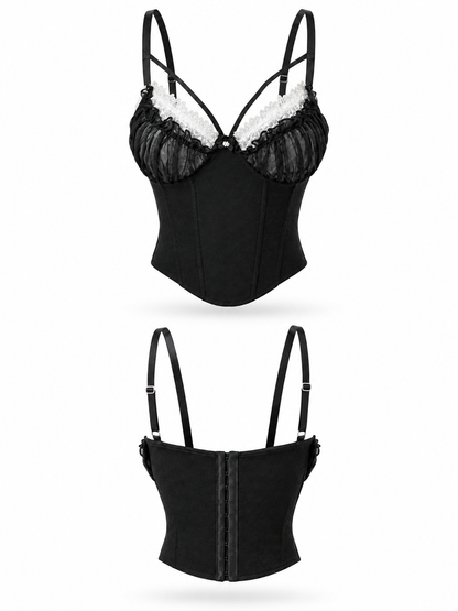 Rosé Garden Lace Corset - image 2