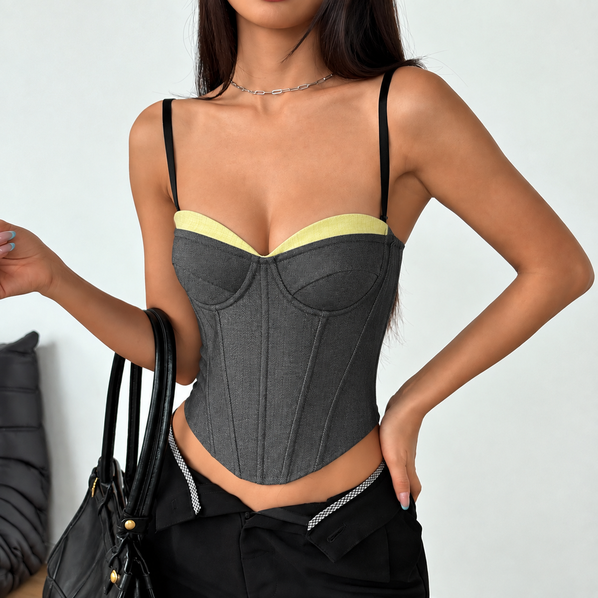 Lemon Noir Corset - image 1