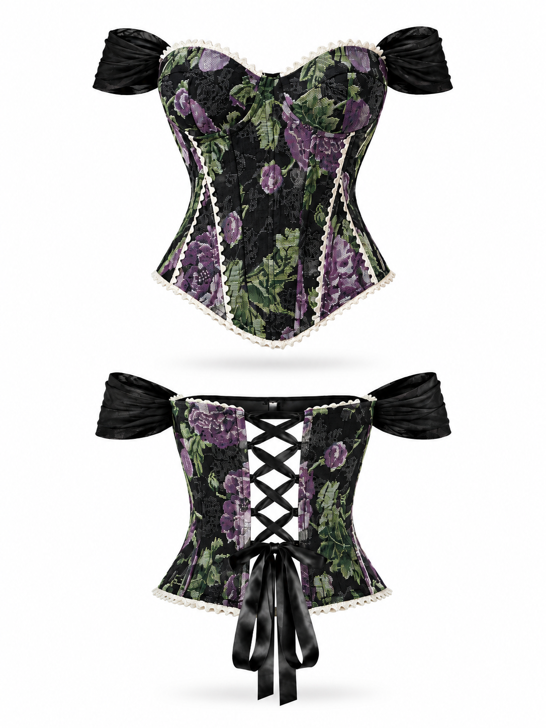 Midnight Garden Corset - image 2