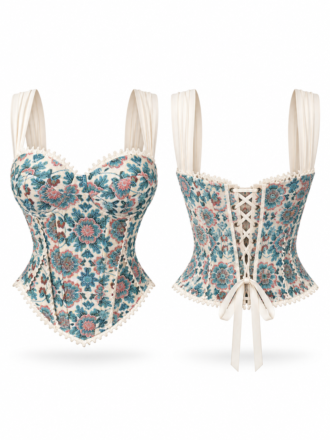 Garden Reverie Floral Corset - image 2