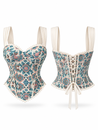 Garden Reverie Floral Corset - image 2