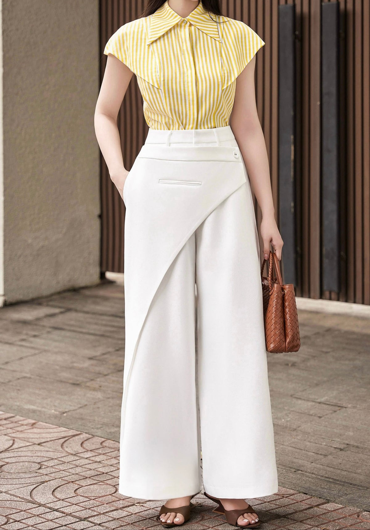 Sunbeam Stripe Sculpt Top - image 6